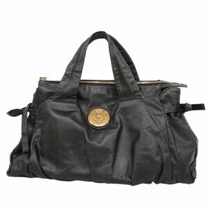 Gucci Tote Hysteria Leather Black Gold